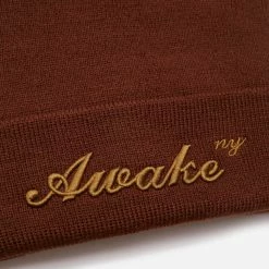 Mens Awake NY Script Logo Beanie -Cheap Women Shoes Store hp 481196 c scaled