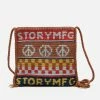 Womens Story Mfg. Peace Power Crochet Stash Bag