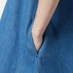 Womens Samsoe Samsoe Jonie Denim Dress Women's -Cheap Women Shoes Store hp 545721 e scaled