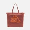 Womens Good Morning Tapes Let Spirit Guide Us Tote Bag