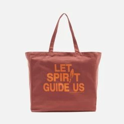 Womens Good Morning Tapes Let Spirit Guide Us Tote Bag