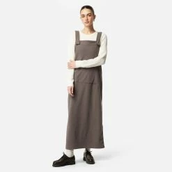 Womens Snow Peak Grid Fleece Dress Women's