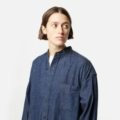Womens OrSlow Denim Shirt Dress Women's -Cheap Women Shoes Store hp 578925 d scaled