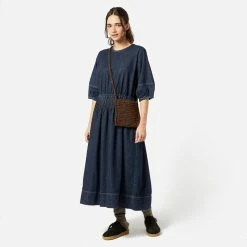 Womens YMC Garden Cotton Denim Dress Women's