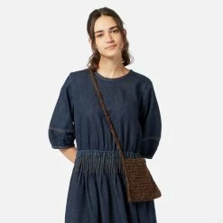 Womens YMC Garden Cotton Denim Dress Women's -Cheap Women Shoes Store hp 592037 c scaled