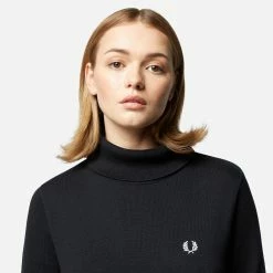 Womens Fred Perry Knitted Trim Dress Women's -Cheap Women Shoes Store hp 607114 e scaled